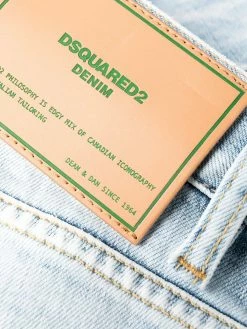 Dsquared2 jean court à effet usé