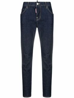 Dsquared2 pantalon slim à taille mi-haute