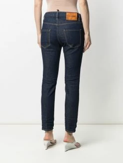 Dsquared2 pantalon slim à taille mi-haute