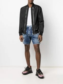 Dsquared2 veste bomber à détail de zips