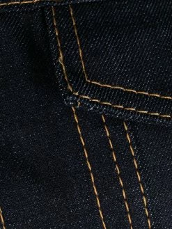 Dsquared2 veste en jean à coutures contrastantes