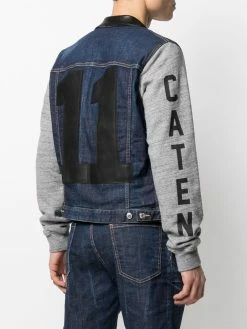 Dsquared2 veste en jean à manches contrastantes
