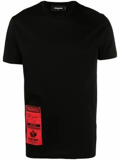 Dsquared2 t-shirt à patch Warning