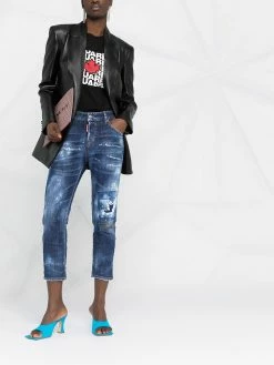 Dsquared2 jean à coupe droite