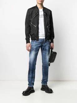 Dsquared2 veste bomber zippée