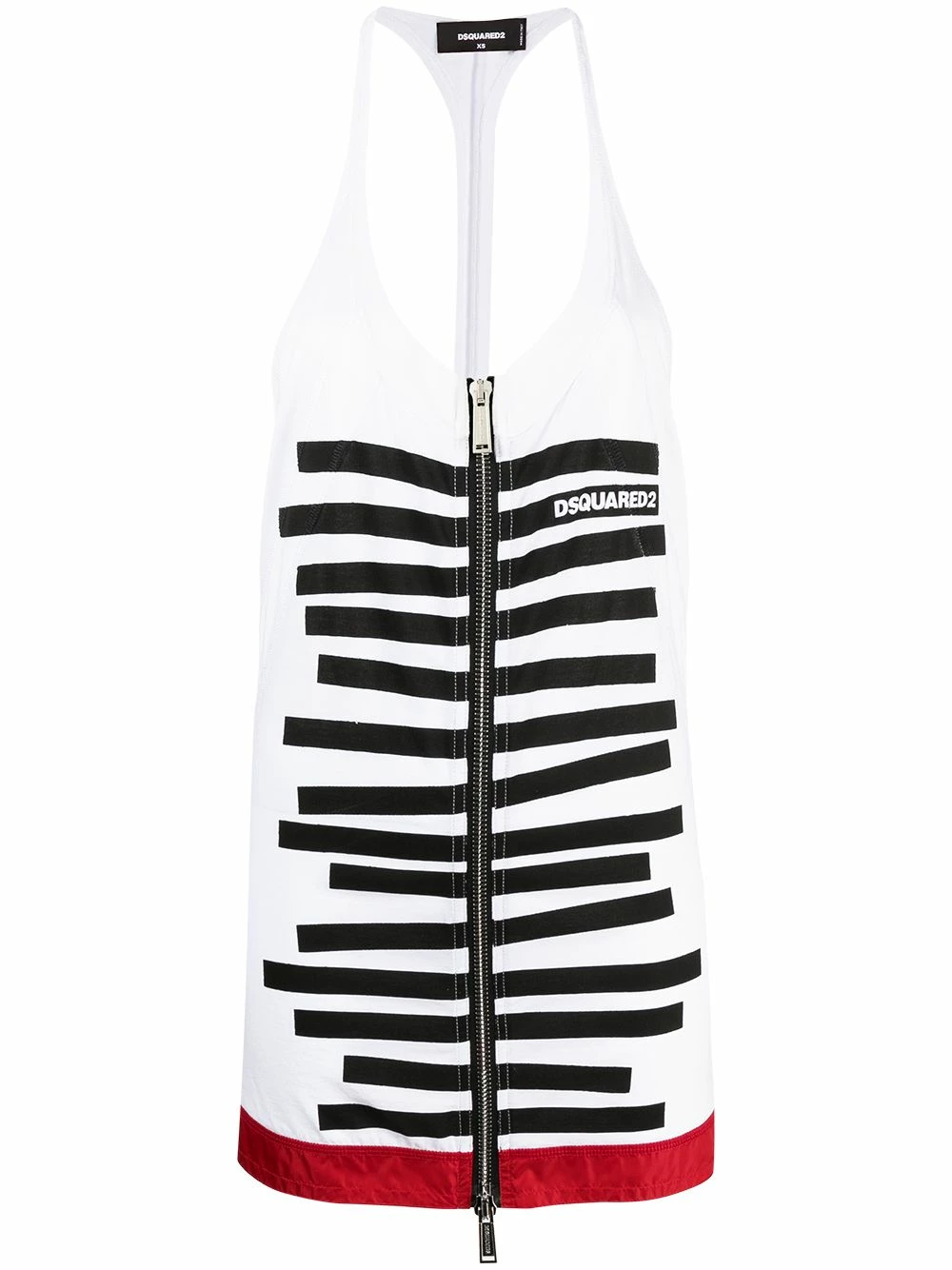 Meilleure qualité Dsquared2 Débardeur zippé débardeurs femme 3 Dsquared2 débardeur zippé