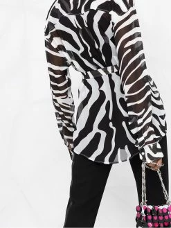 Dsquared2 chemise à imprimé zèbre