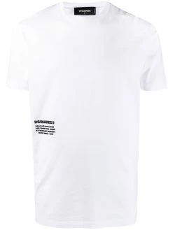 Dsquared2 t-shirt à slogan imprimé
