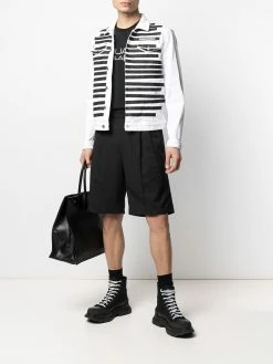 Dsquared2 veste en jean à logo imprimé