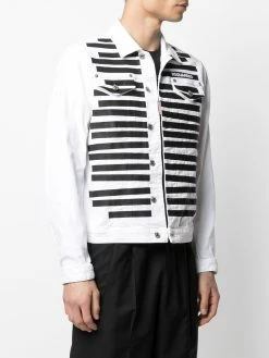 Dsquared2 veste en jean à logo imprimé