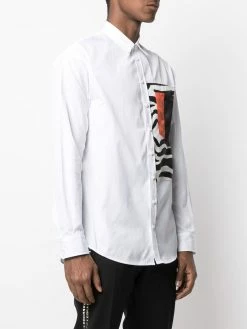 Dsquared2 chemise à imprimé zèbre