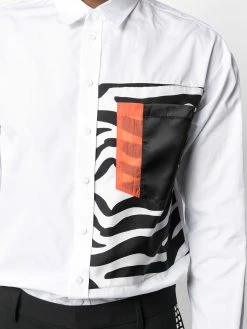 Dsquared2 chemise à imprimé zèbre