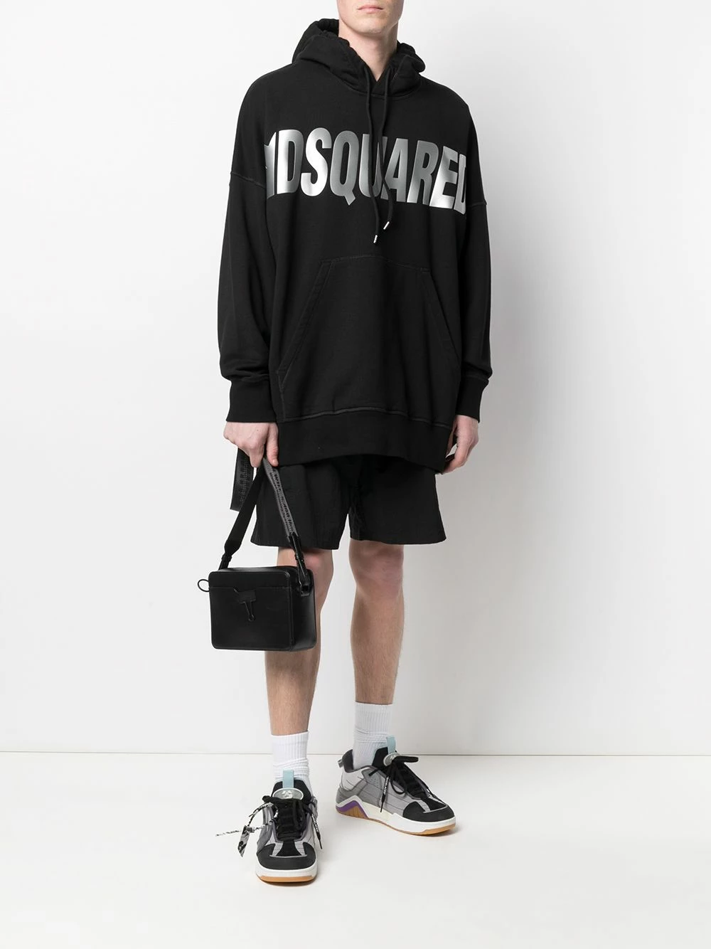 Dsquared2 Garantie De Qualité 100% Hoodie à logo imprimé hoodies homme 4 Dsquared2 hoodie à logo imprimé