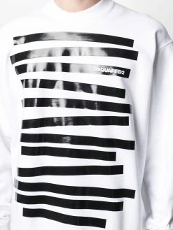 Dsquared2 sweat à rayures