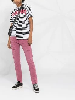 Dsquared2 jean skinny à effet usé