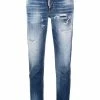 Dsquared2 jean skinny à effet usé