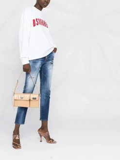 Dsquared2 qualité absolue Jean skinny à effet usé jeans skinny femme 13 Dsquared2 jean skinny à effet usé