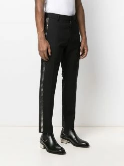 Dsquared2 pantalon slim à détails de clous