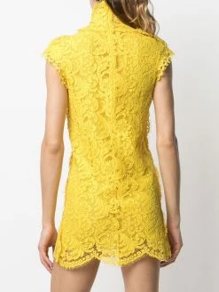 Dsquared2 robe courte à fleurs en dentelle