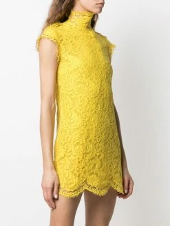 Dsquared2 robe courte à fleurs en dentelle