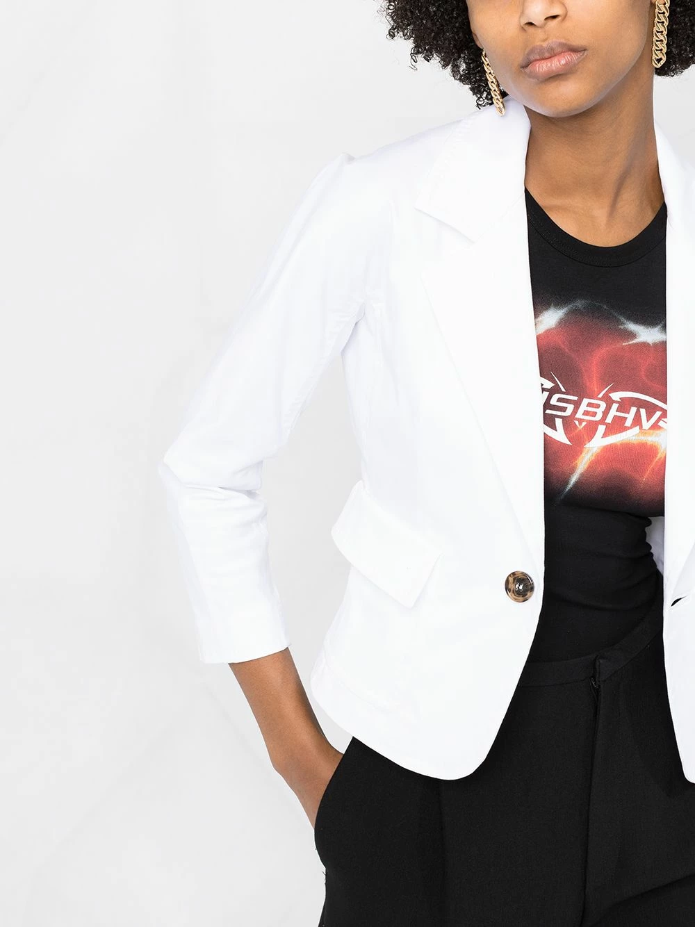 Dsquared2 Prix Discount Blazer à manches crop blazers femme 7 Dsquared2 blazer à manches crop