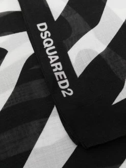 Dsquared2 foulard à imprimé zèbre