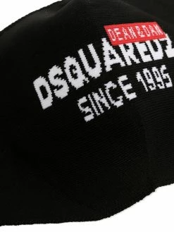 Dsquared2 masque à logo intarsia