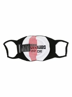 Dsquared2 masque à logo intarsia