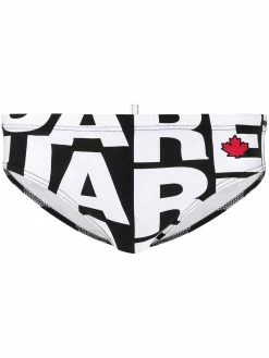 Dsquared2 short de bain à logo imprimé