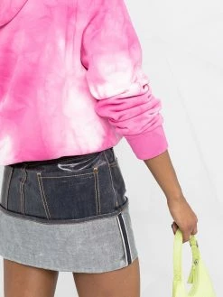 Dsquared2 Prix Avantageux Minijupe en jean à ourlet retroussé jupes droites femme 12 Dsquared2 minijupe en jean à ourlet retroussé