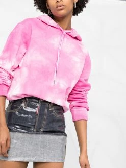 Dsquared2 Prix Avantageux Minijupe en jean à ourlet retroussé jupes droites femme 14 Dsquared2 minijupe en jean à ourlet retroussé