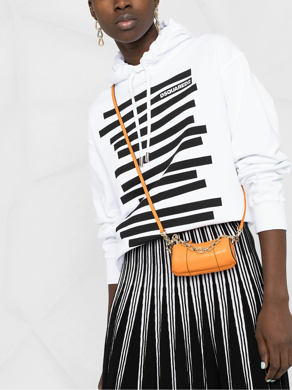 Dsquared2 Haut à rayures Prix Raisonnable hoodies femme 7 Dsquared2 haut à rayures