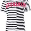 Dsquared2 t-shirt rayé asymétrique
