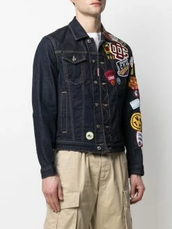 Dsquared2 veste en jean à détail de patch