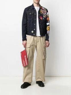 Dsquared2 veste en jean à détail de patch