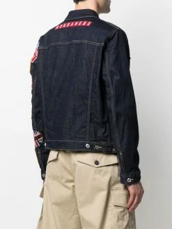 Dsquared2 veste en jean à détail de patch