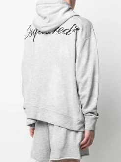 Dsquared2 hoodie à bordures à détails de clous