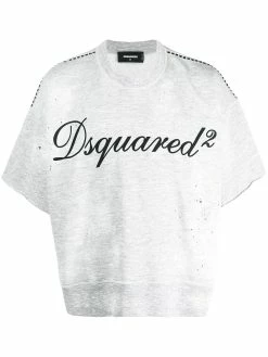Dsquared2 t-shirt à détails de clous