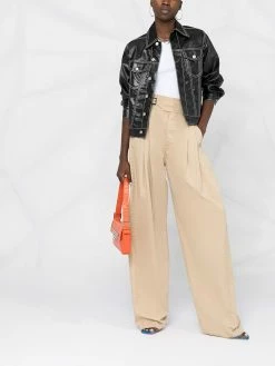 Dsquared2 pantalon ample à taille ceinturée