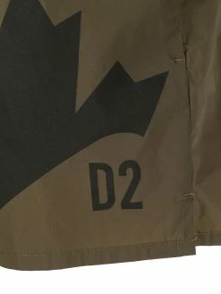 Dsquared2 Prix Sacrifiés Short de bain à imprimé feuillage shorts de bain homme 7 Dsquared2 short de bain à imprimé feuillage