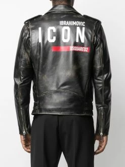 Dsquared2 x Ibrahimović veste Icon en cuir