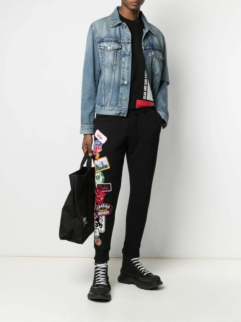 Dsquared2 Prix Gelé Pantalon de jogging à logo imprimé pantalons de survêtement homme 4 Dsquared2 pantalon de jogging à logo imprimé