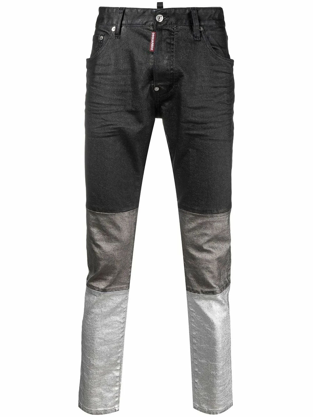 Dsquared2 Jean slim à design à empiècements Prix Imbattable denim homme 3 Dsquared2 jean slim à design à empiècements