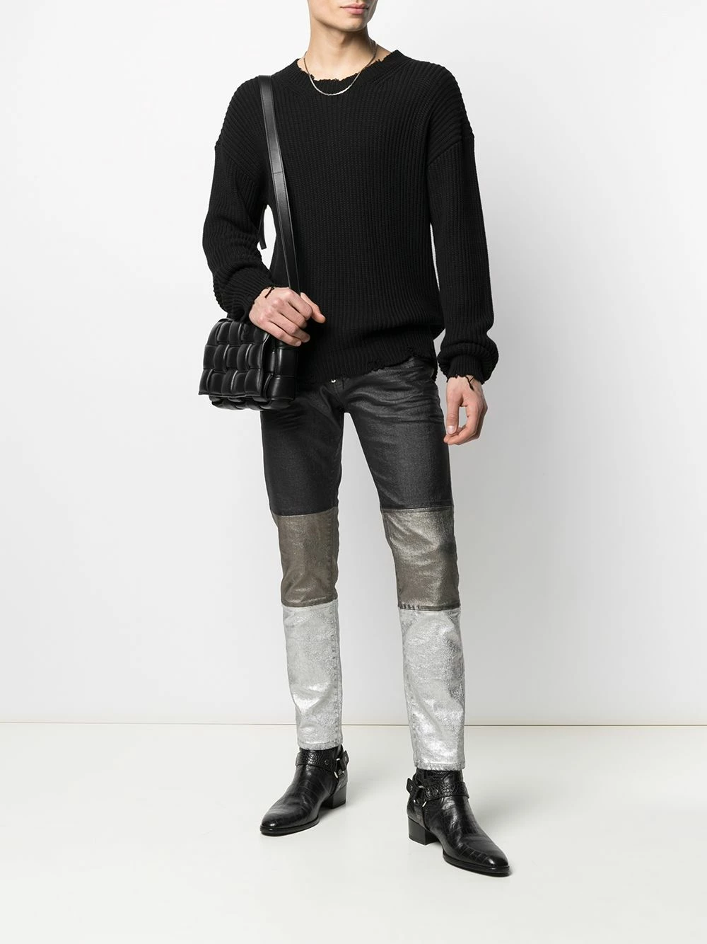 Dsquared2 Jean slim à design à empiècements Prix Imbattable denim homme 4 Dsquared2 jean slim à design à empiècements