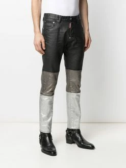 Dsquared2 Jean slim à design à empiècements Prix Imbattable denim homme 11 Dsquared2 jean slim à design à empiècements