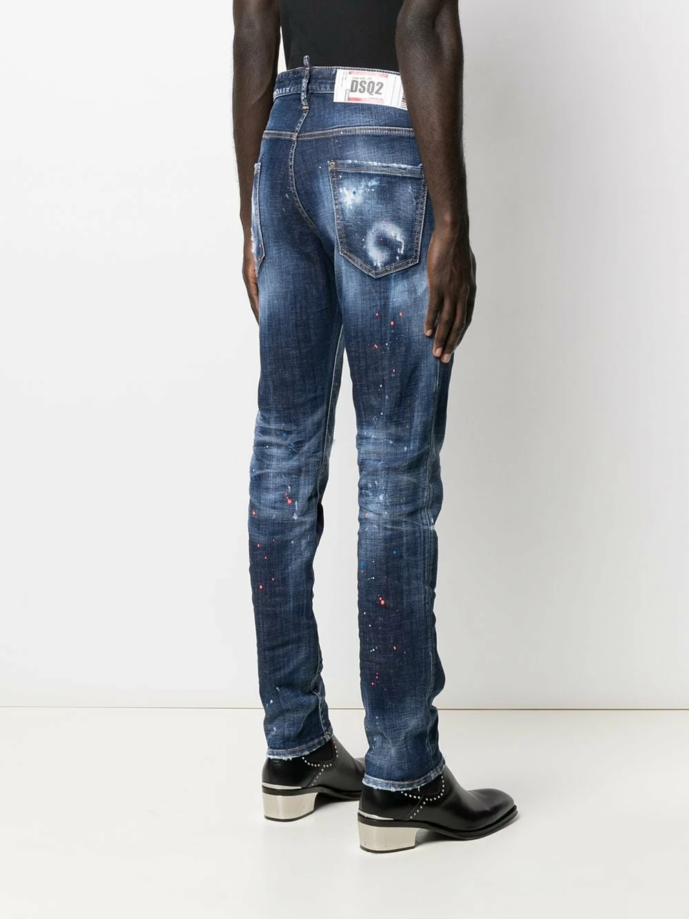 Prix Discount Dsquared2 Jean skinny à effet usé jeans skinny homme 6 Dsquared2 jean skinny à effet usé