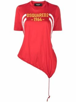 Dsquared2 t-shirt à ourlet asymétrique