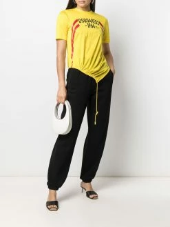 Dsquared2 t-shirt à logo imprimé asymétrique