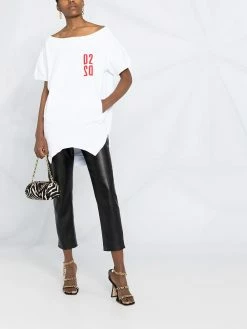 Dsquared2 sweat à logo imprimé et manches courtes