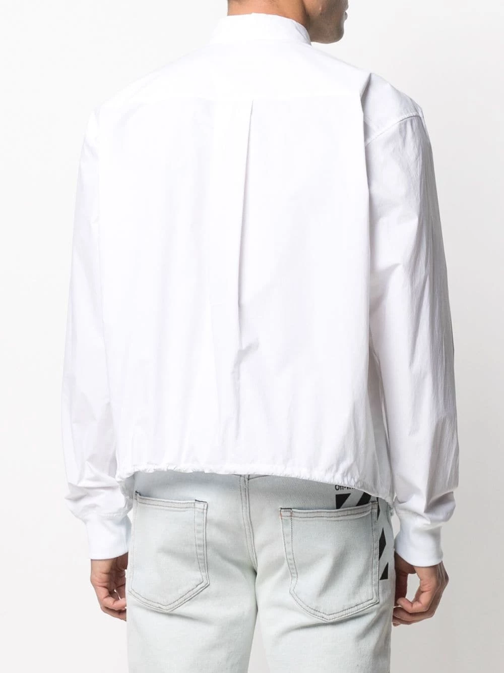 Vendre-Réclame Dsquared2 Chemise à ourlet à lien de resserrage chemises homme 6 Dsquared2 chemise à ourlet à lien de resserrage